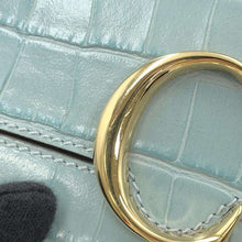 Load image into Gallery viewer, Chloe Chloe C Mini Vanity Bag Light BlueCHC20SS225A87 Embossed Leather
