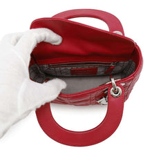 Load image into Gallery viewer, Dior Lady Dior Canage 2WAY Handbag RedM0505PCAL Leather
