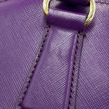 将图像加载到图库查看器中，Ferragamo Gancini Darina 2WAY Handbag Purple21E685 Leather
