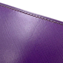 将图像加载到图库查看器中，Ferragamo Gancini Darina 2WAY Handbag Purple21E685 Leather
