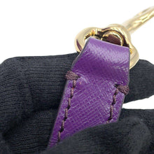 将图像加载到图库查看器中，Ferragamo Gancini Darina 2WAY Handbag Purple21E685 Leather
