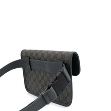 将图像加载到图库查看器中，GUCCI Ophidia small belt bag Gray/Black752597 GG SupremeCanvas Leather
