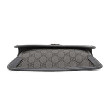 将图像加载到图库查看器中，GUCCI Ophidia small belt bag Gray/Black752597 GG SupremeCanvas Leather
