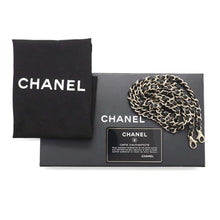 将图像加载到图库查看器中，CHANEL Matelasse Chain wallet BlackA82527 Lambskin
