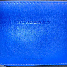 将图像加载到图库查看器中，BURBERRY Crossbody Bag Blue Leather
