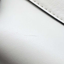 将图像加载到图库查看器中，JIMMY CHOO 2WAYHandbag White Leather
