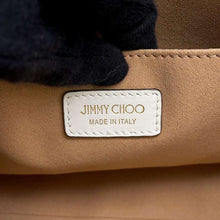 将图像加载到图库查看器中，JIMMY CHOO 2WAYHandbag White Leather
