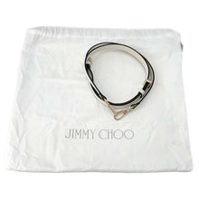 将图像加载到图库查看器中，JIMMY CHOO 2WAYHandbag White Leather
