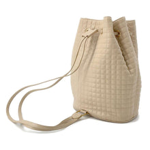 将图像加载到图库查看器中，CELINE CBag Charm Backpack Beige188373 Leather Size Small
