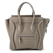 将图像加载到图库查看器中，CELINE Luggage shopper Greige167793 Leather Size micro
