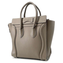 将图像加载到图库查看器中，CELINE Luggage shopper Greige167793 Leather Size micro
