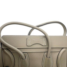 将图像加载到图库查看器中，CELINE Luggage shopper Greige167793 Leather Size micro
