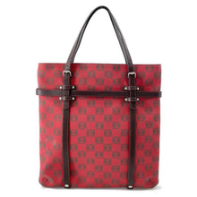 将图像加载到图库查看器中，LOEWE Anagram Tote Bag Red/Brown Leather
