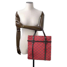 Load image into Gallery viewer, LOEWE Anagram Tote Bag Red/Brown Leather
