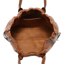 Load image into Gallery viewer, CELINE Cabas Drawstring Cuir Triomphe Tote Bag Brown199973DU3.04LU Leather
