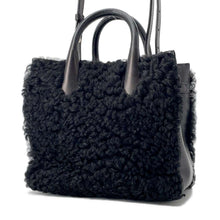 Load image into Gallery viewer, BALENCIAGA Padlock Nude Mini 2WAYHandbag Black347237 Mouton Leather
