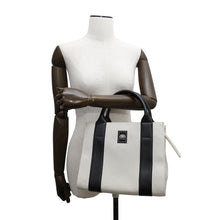 Load image into Gallery viewer, BALENCIAGA Trade S 2WAY Handbag Beige/Black620884 Canvas Leather
