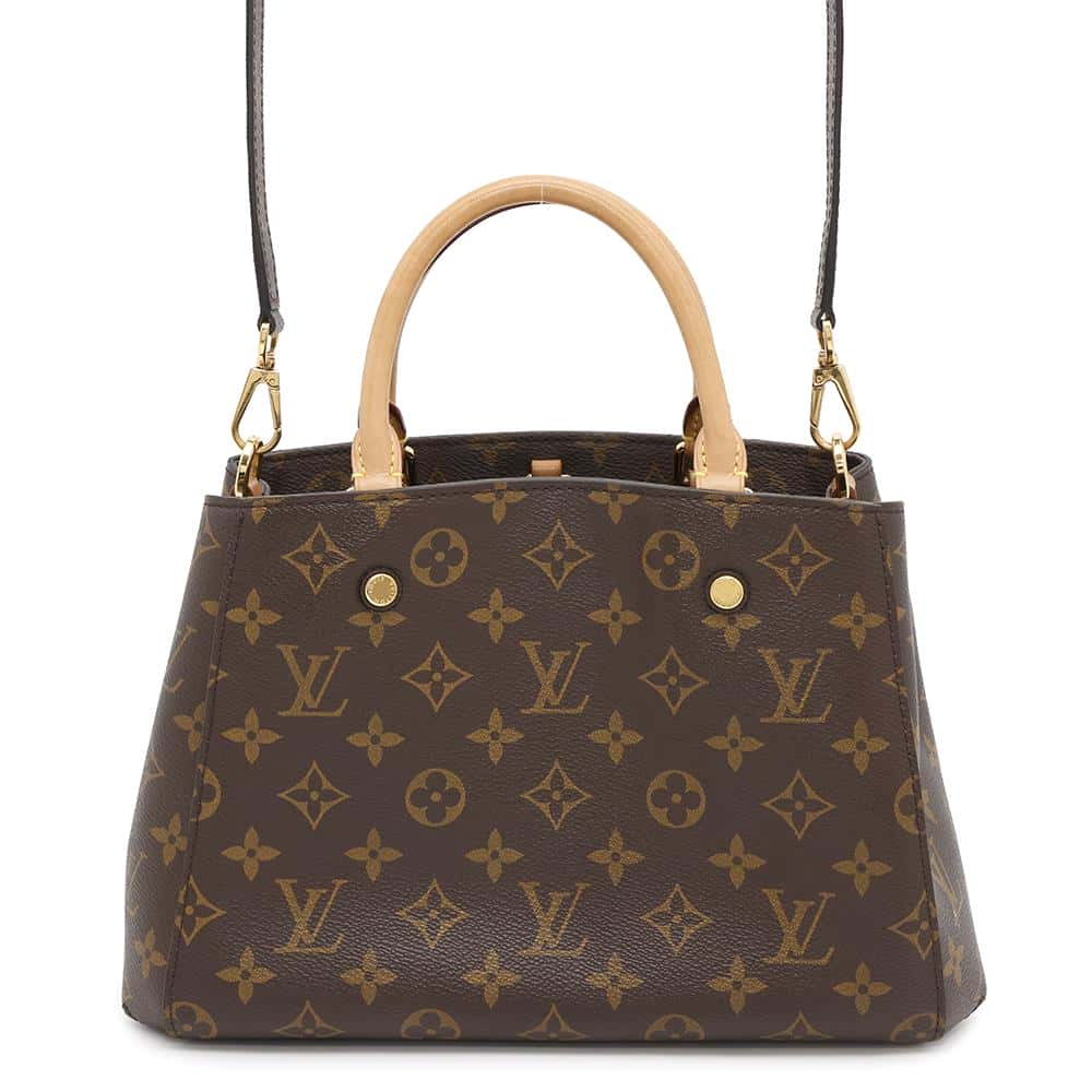 LOUIS VUITTON Montaigne BordeauxM41055 Monogram Size BB