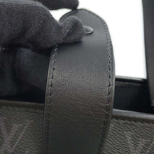 将图像加载到图库查看器中，LOUIS VUITTON Saumur tote NoirM45914 Monogram Eclipse
