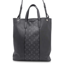 将图像加载到图库查看器中，LOUIS VUITTON City tote NoirM30431 Monogram Eclipse Taiga Leather
