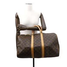 将图像加载到图库查看器中，LOUIS VUITTON Keepall Bandouliere BrownM41418 Monogram Size 45
