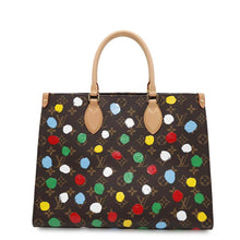 Load image into Gallery viewer, LOUIS VUITTON LVxYK Onthego RedM46379 Monogram Painted Dot Size MM
