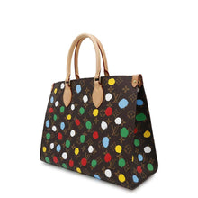 Load image into Gallery viewer, LOUIS VUITTON LVxYK Onthego RedM46379 Monogram Painted Dot Size MM
