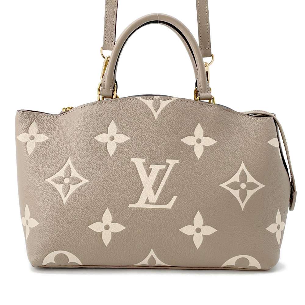LOUIS VUITTON Petit Palais Tourterelle ClaimsM58914 Bicolor Monogram Empreinte Leather Size PM