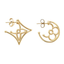 将图像加载到图库查看器中，LOUIS VUITTON Earrings GoldM00956 LV Twiggy Metal
