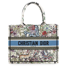 将图像加载到图库查看器中，Dior Book Tote D Constellation MulticolorM1296ZRUV Canvas Size Medium
