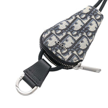 将图像加载到图库查看器中，Dior Oblique D-Touch Keychain Beige/Black2ESKH332YKY_H27E Canvas
