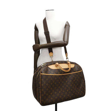 将图像加载到图库查看器中，LOUIS VUITTON Alize Heures Vingt-quatre BrownM41399 Monogram Size 24
