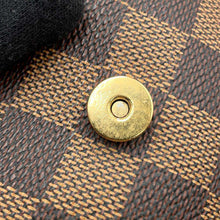 将图像加载到图库查看器中，LOUIS VUITTON Musette Tango Long RedN51301 Damier Ebene Canvas
