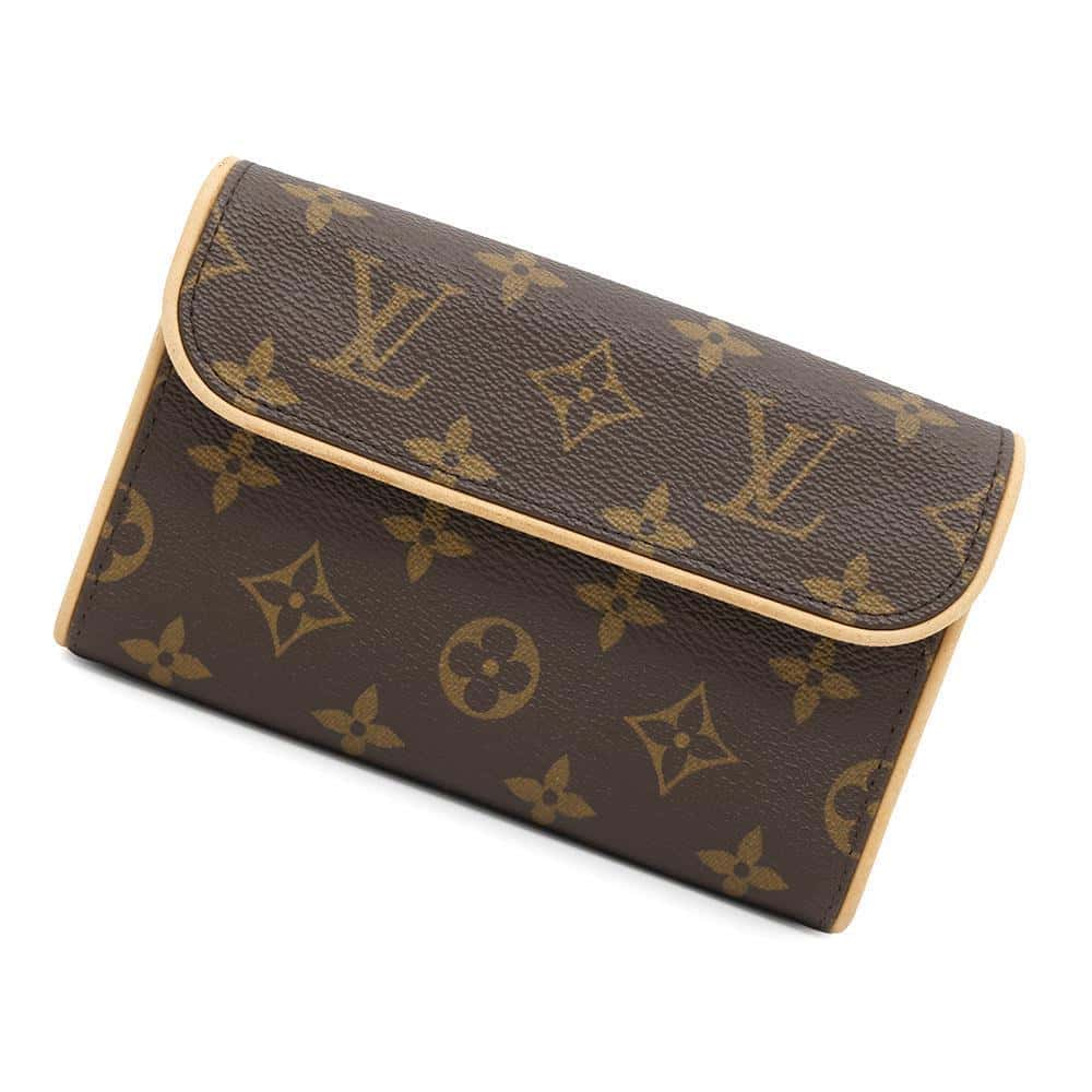 LOUIS VUITTON Pochette Florentine BrownM51855 Monogram Size S