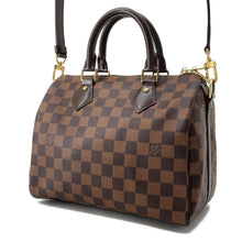 将图像加载到图库查看器中，LOUIS VUITTON Speedy Bandouliere RedM41368 Damier Size 25
