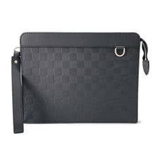 Load image into Gallery viewer, LOUIS VUITTON Stand Pouch BlackN60450 Damier Infini Leather・Leather
