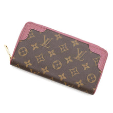 将图像加载到图库查看器中，LOUIS VUITTON Zippy Wallet Retiro Rose BruyèreM64151 Monogram/Grain Cowhide Leather
