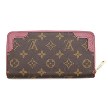 将图像加载到图库查看器中，LOUIS VUITTON Zippy Wallet Retiro Rose BruyèreM64151 Monogram/Grain Cowhide Leather
