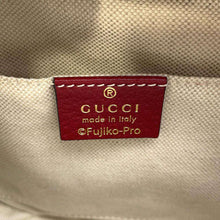 Load image into Gallery viewer, GUCCI GG Mini Supreme Shoulder Bag Doraemon Red655596 Canvas Leather
