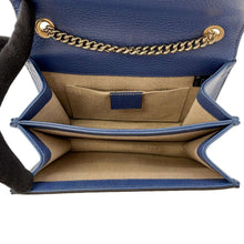 Load image into Gallery viewer, GUCCI Interlocking G ChainShoulder Blue510304 Leather
