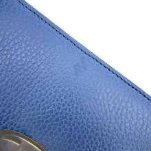 Load image into Gallery viewer, GUCCI Interlocking G ChainShoulder Blue510304 Leather
