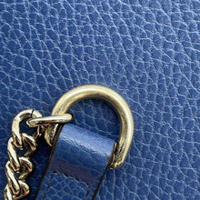 Load image into Gallery viewer, GUCCI Interlocking G ChainShoulder Blue510304 Leather
