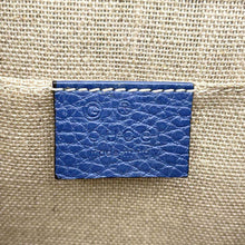 Load image into Gallery viewer, GUCCI Interlocking G ChainShoulder Blue510304 Leather

