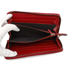 Load image into Gallery viewer, GUCCI Guccissima Cherry Long Wallet Red476049 Leather
