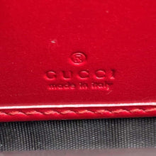 将图像加载到图库查看器中，GUCCI Guccissima Cherry Long Wallet Red476049 Leather
