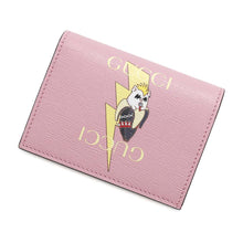Load image into Gallery viewer, GUCCI Bananya Compact Wallet Pink701009 Leather
