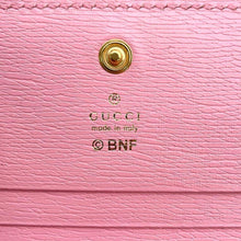 Load image into Gallery viewer, GUCCI Bananya Compact Wallet Pink701009 Leather
