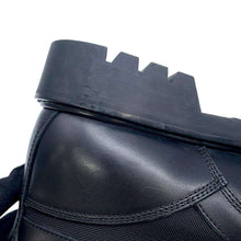 将图像加载到图库查看器中，LOUIS VUITTON Oberkampf Line Short Boots Noir Leather Size 6 1/2
