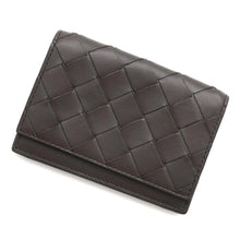 将图像加载到图库查看器中，Bottega Veneta Intre Card Case Brown605720 Leather
