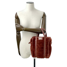 Load image into Gallery viewer, BALENCIAGA Bazar shopper Brown452458 Fur Leather
